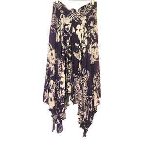 Midi A-symmetrical Boho Skirt